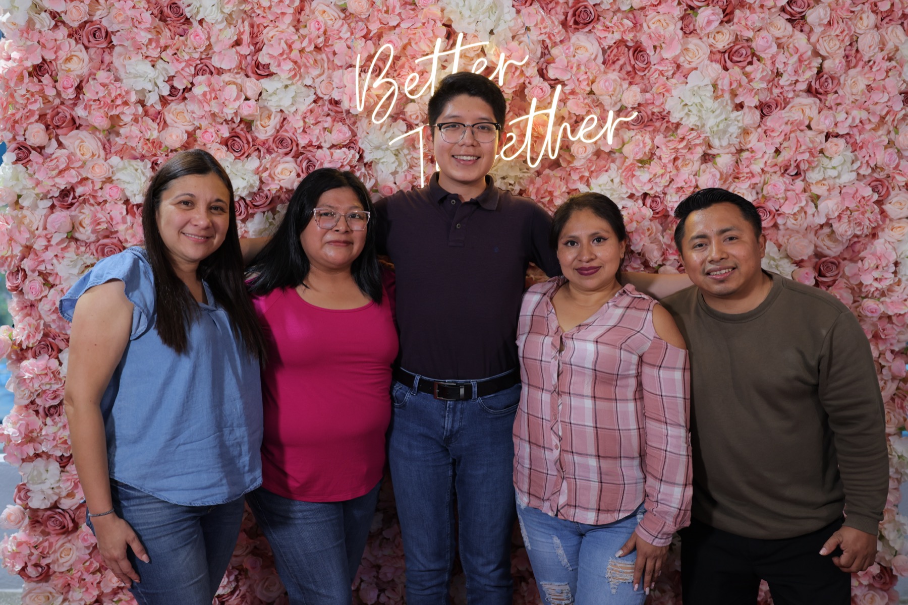 Flowerwall de InstaBloom en evento social